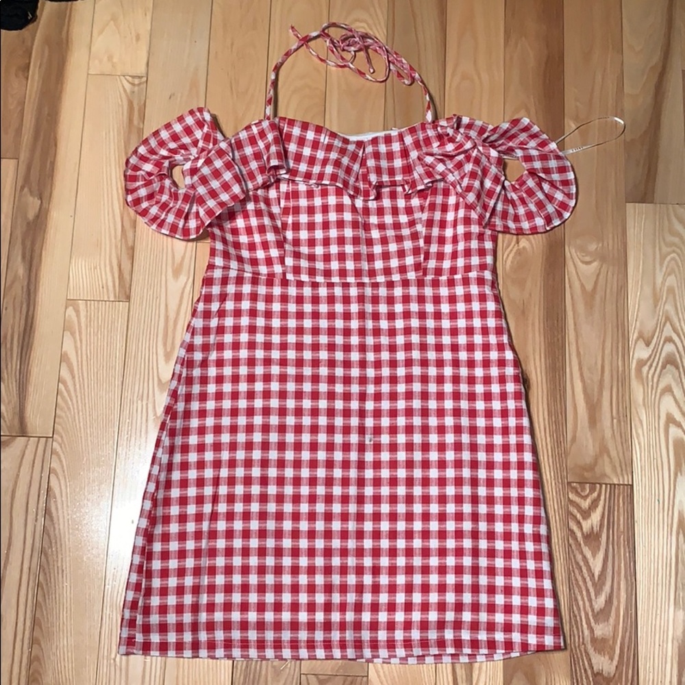 RED/WHITE DRESS